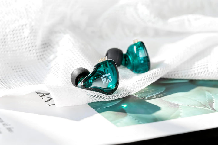 Yinyoo KBEAR KS2 IEM, Stereo Bass In Ear Kopfhörer, HiFi Over Ear Earbud Headset Noise Cancelling Hy