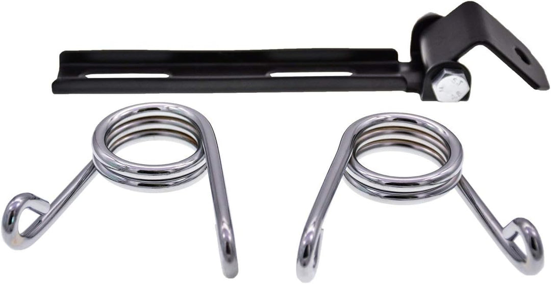 KaTur Chrom Leder Solo Seat 3 "Federbock Kit Für Harley Harley Honda Kawasaki Suzuki Sportster Bobbe