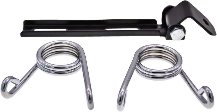 KaTur Chrom Leder Solo Seat 3 "Federbock Kit Für Harley Harley Honda Kawasaki Suzuki Sportster Bobbe