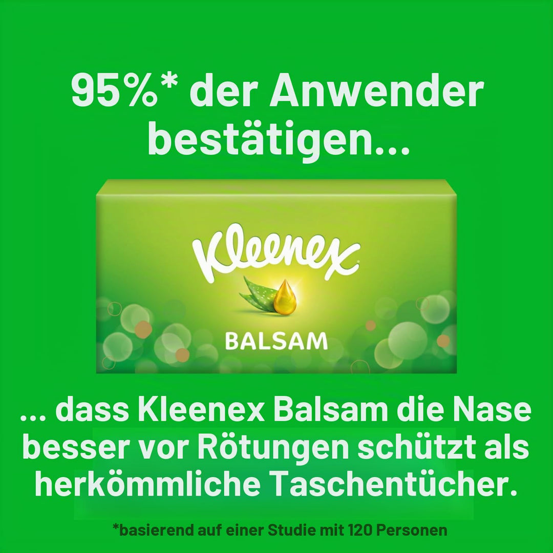 Kleenex® Balsam Papiertaschentücher, 24 Stück
