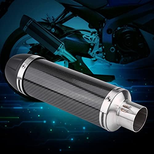 Motorrad Auspuff Mit Abe-Für Akrapovic Auspuff-Motorrad Schalldämpfer Kohlefaser Auspuffendrohr 51Mm