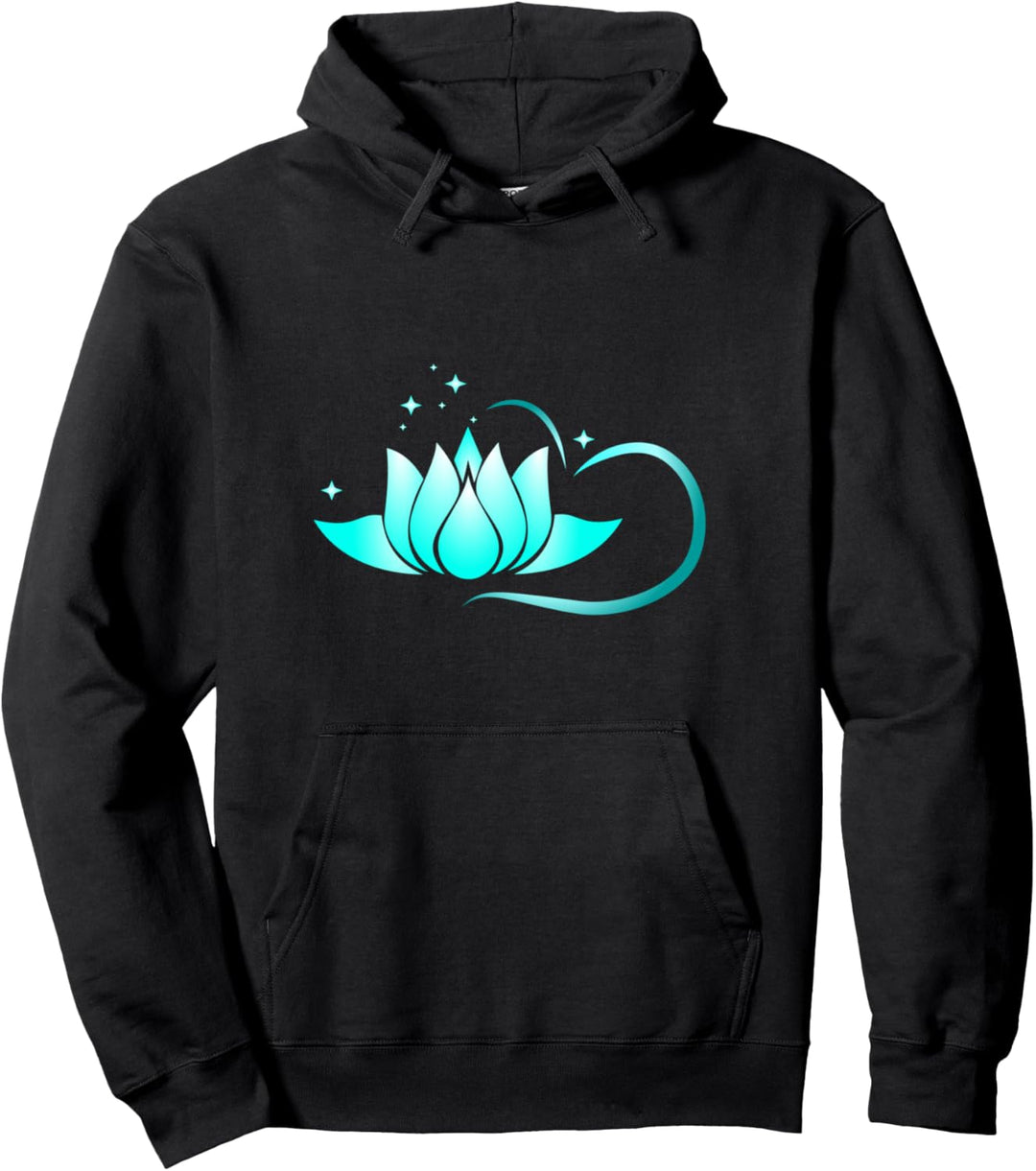 Yoga Lotusblume Meditation Namaste Yogi Esoterik Pullover Hoodie