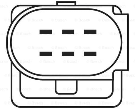 Bosch 0258007353 - Lambdasonde mit fahrzeugspezifischem Stecker
