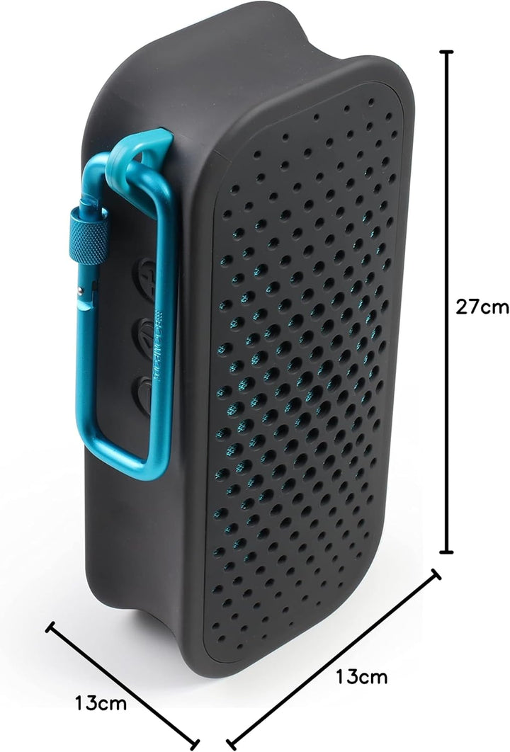 Boompods Blockblaster Bluetooth Wireless Speaker - Kompakter, tragbarer Bluetooth-Lautsprecher, IPX7