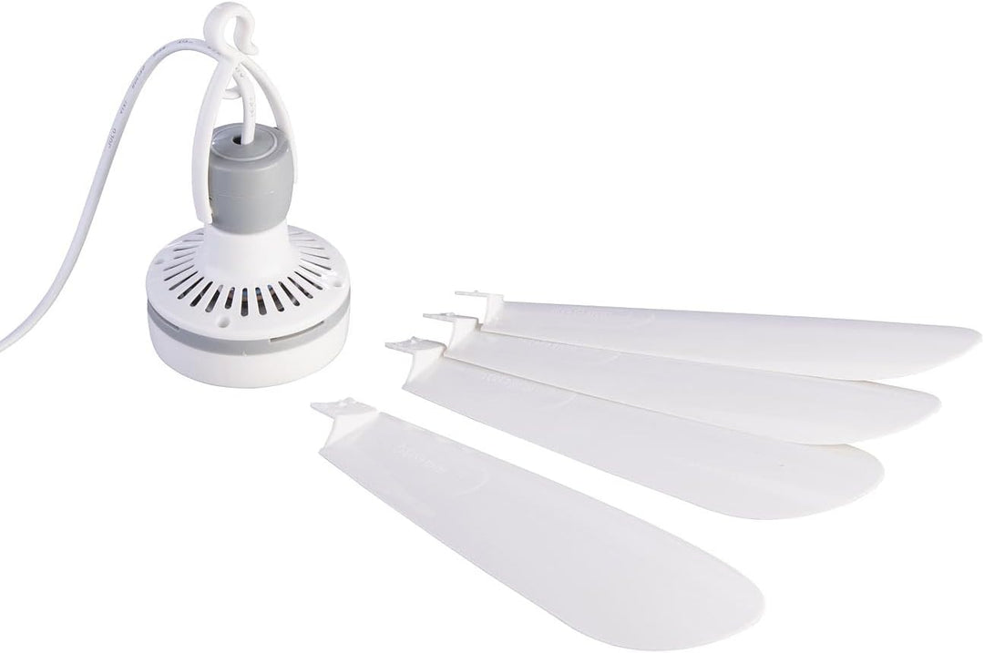 PEARL Mobiler Ventilator: 4er-Set Mobiler Deckenventilator mit Aufhänger, 230V, Ein/Aus-Schalter (Ca