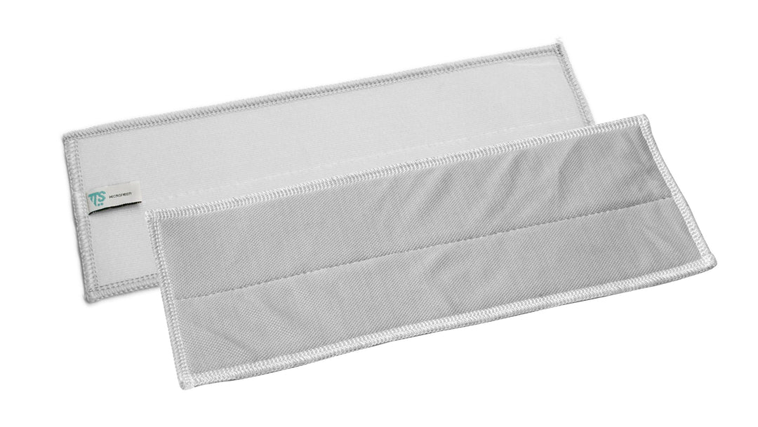 TTS CLEAN GLAS MIKROFASERKLEIDUNG 10X30 CM, 1 Packung mit 5 Stück Bezug, Bezug