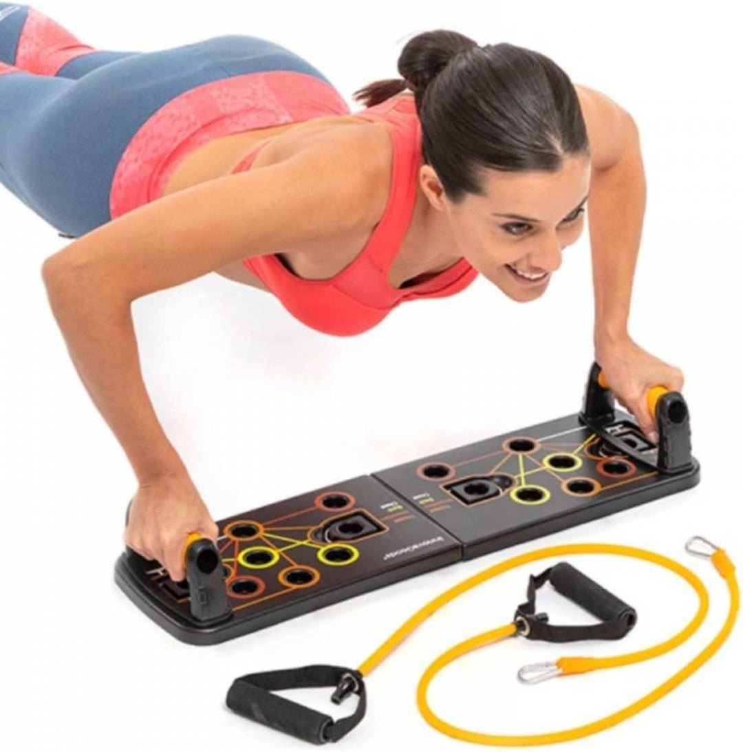 InnovaGoods - Multifunktions-Push-up-Board, Fitness Board Balance, Ganzkörpertraining zuhause, Abneh