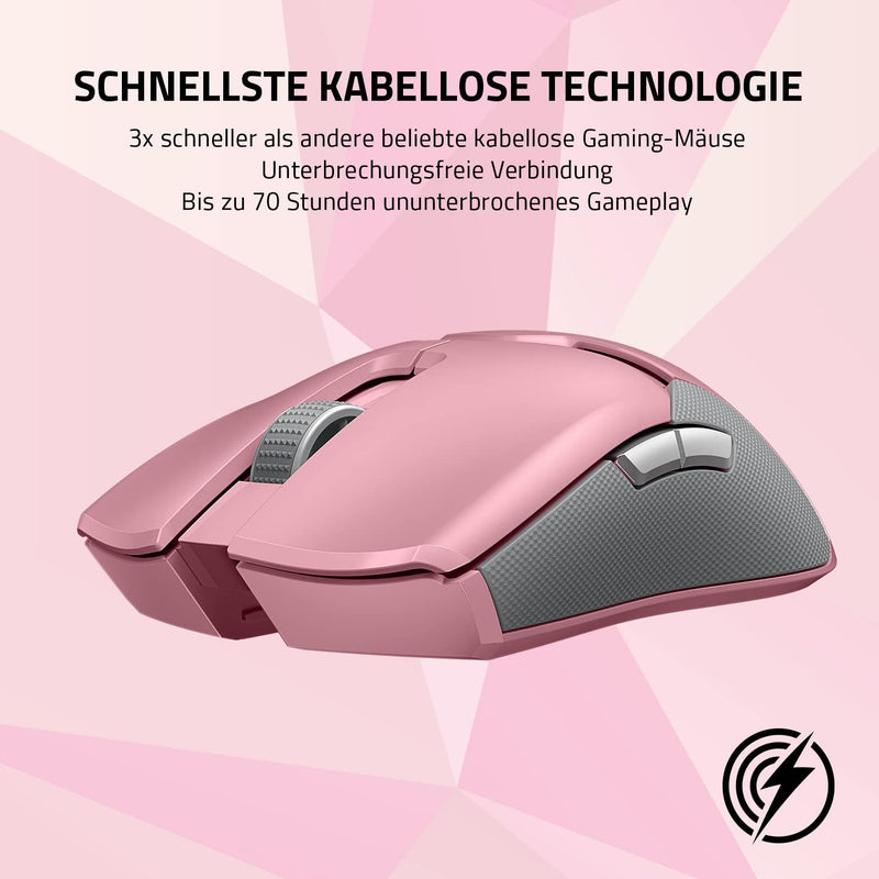 Razer Viper Ultimate mit Ladestation - Beidhändige Esports Gaming Mouse mit HyperSpeed Wireless Tech