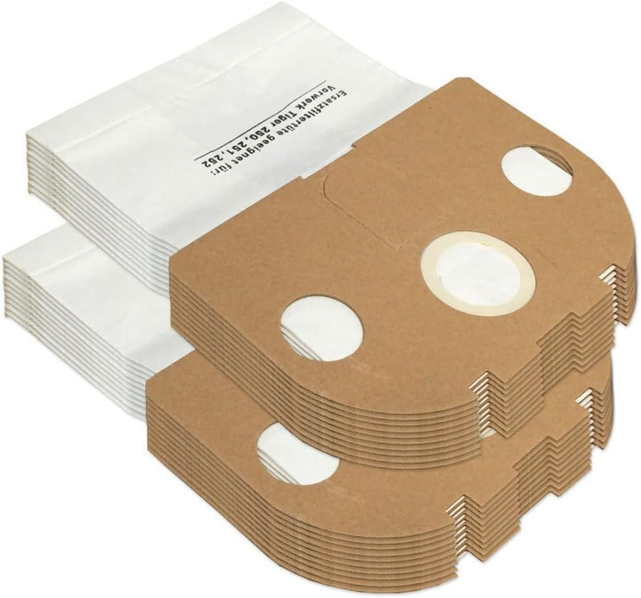 Sparset 20 Staubsaugerbeutel + 20 Duftsteine + Hepa Filter + Kohlefilter geeignet für Vorwerk Tiger