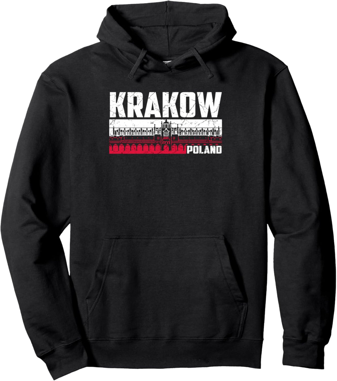 Mein Krakau Skyline Polen Heimat Stadt Souvenir Pullover Hoodie