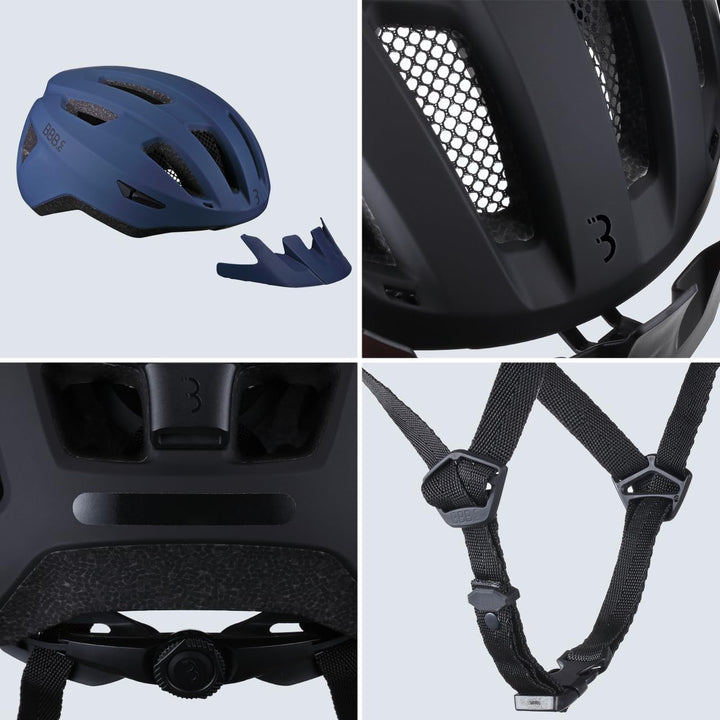 BBB Cycling Fahrradhelm für Herren und Damen mit Abnehmbarem Visier MTB Radhelm Rennradhelm Condor 2