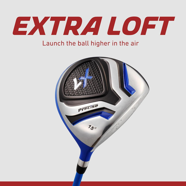 PreciseGolf Co. Precise X7 Junior Complete Golf Club Set for Children Kids - 3 Age Groups Boys & Gir