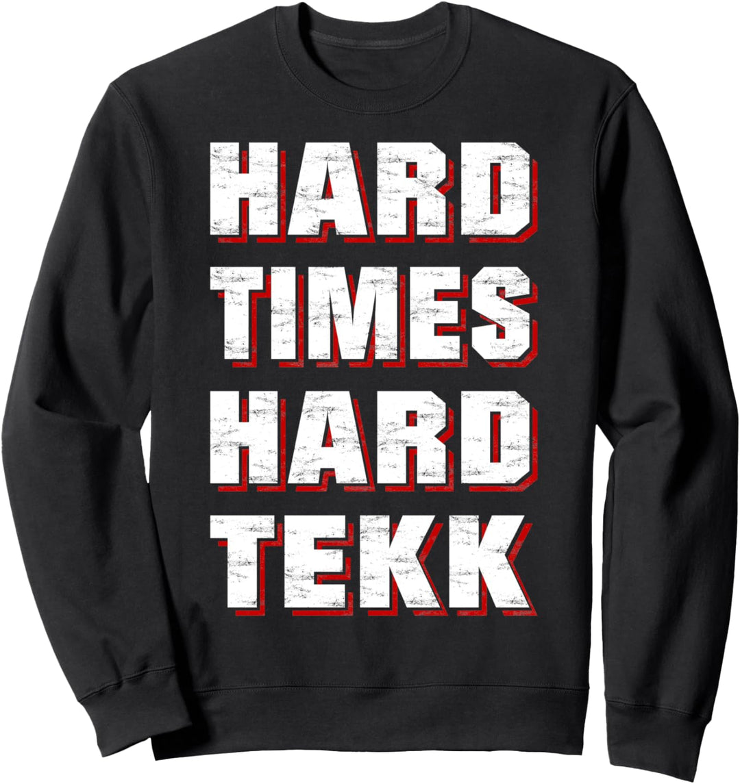 Hardtekk Merch Rave Techno Festival Geschenk Tekk Sweatshirt