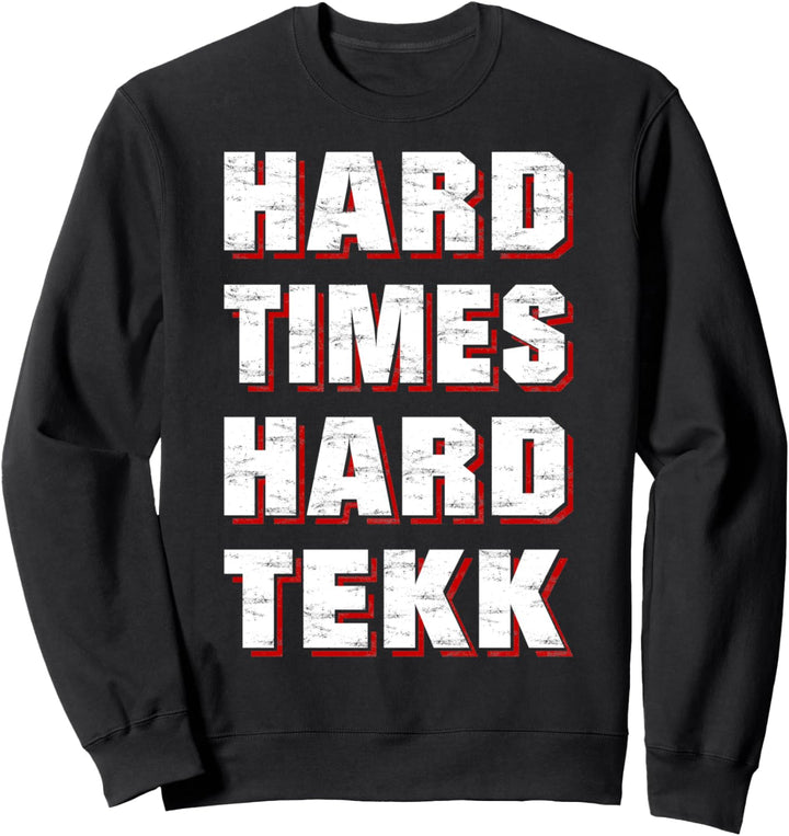 Hardtekk Merch Rave Techno Festival Geschenk Tekk Sweatshirt
