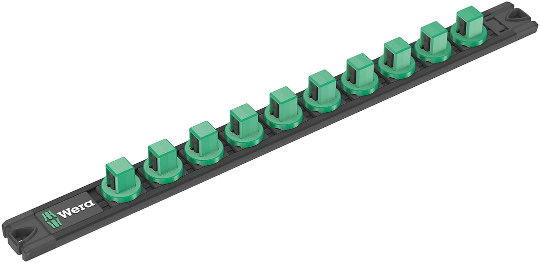Wera 05136422001 9602 Nuss-Magnetleiste, 1/2", unbestückt, 30.0 x 370.0 mm, 1/2"