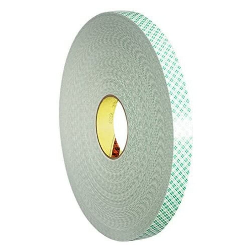 3M 4032 Doppelseitiges PU-Schaumstoff-Klebeband, 15 mm x 66 m, 0.8mm, Beige (15-er Pack) 15 mm x 66 