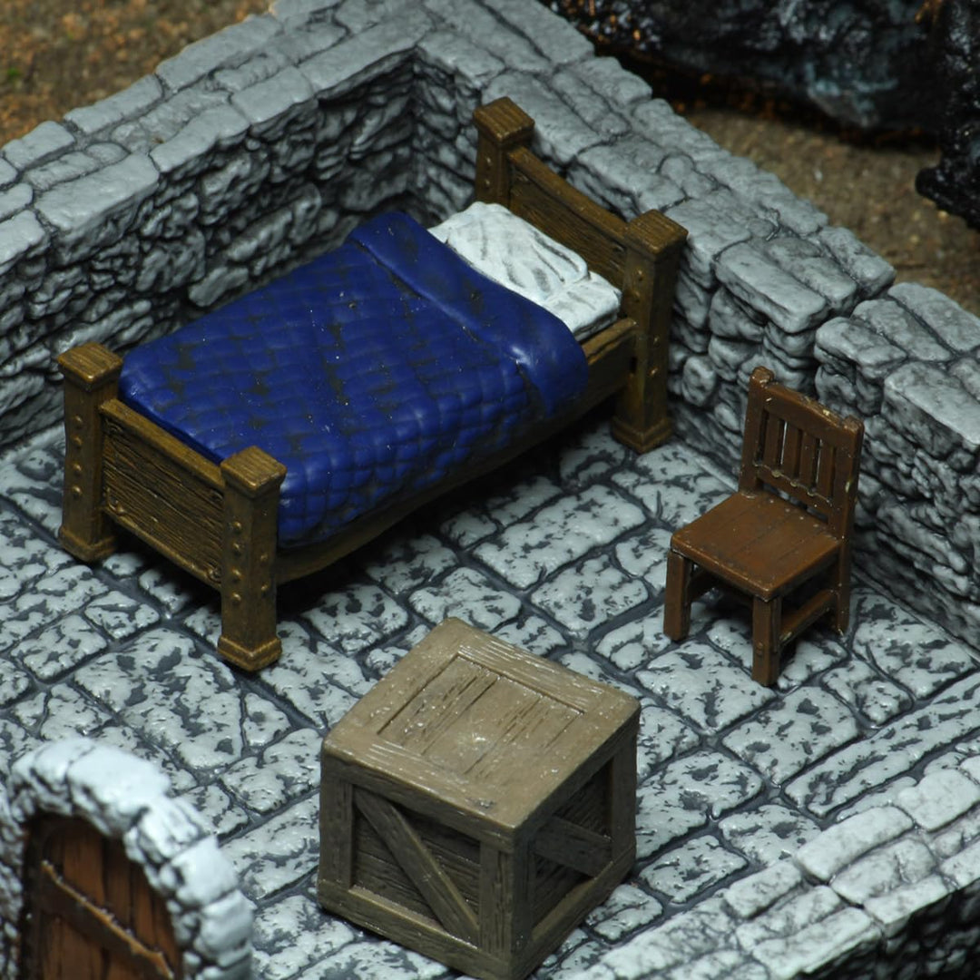 WizKids WZK16505 Warlock Dungeon Tiles: Dungeon Dressings WarLock Tiles: Dungeon Dressings, WarLock