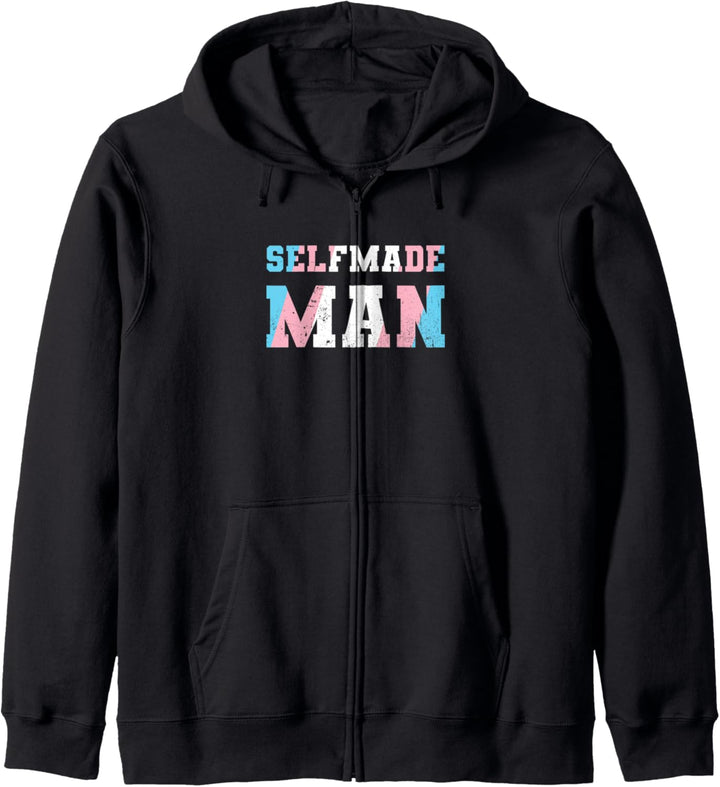 Self Made Man Lustig Transmann Transgender Gemeinschaft LGBT Kapuzenjacke