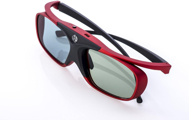 2x Hi-SHOCK RF Pro Scarlet Heaven | Aktive 3D Brille für EPSON, JVC & SONY RF 3D Projektor/Beamer [1