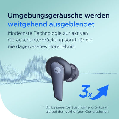 Libratone AIR+ 3 True Wireless In-Ear Kopfhörer mit aktiver Geräuschunterdrückung (Hi-Fi Sound, 24h