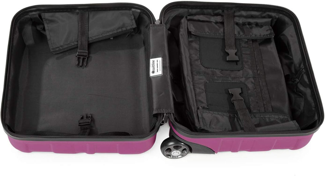 SUITLINE – Pilotentrolley Hartschale, Business Trolley, Kabinengepäck, Handgepäck Trolley, Pilotenko