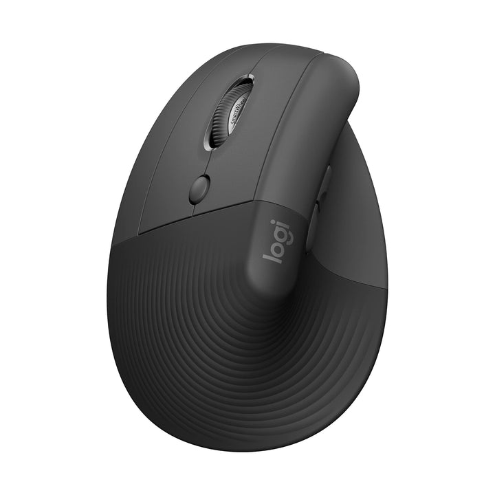 Logitech Wireless Ergonomical Mouse - Left Handed, Bluetooth, Grau, Linkshänder Grau Linkshänder Mau