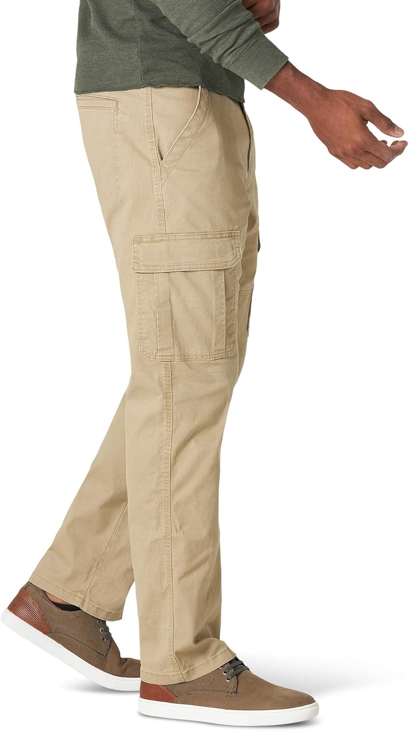 Wrangler Authentics Herren Cargohose mit Lockerer Passform Lässige Hose 29W / 30L Ulmenholz, 29W / 3