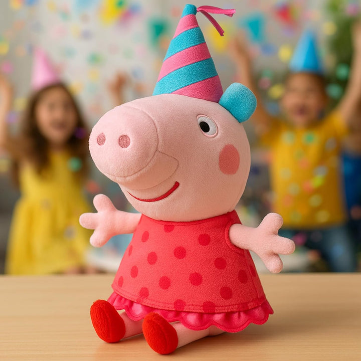 TY Peppa Pig Beanies 20th Anniversary Regular - Weiches Plüschtier für Kinder, Babyspielzeug, Teddy,