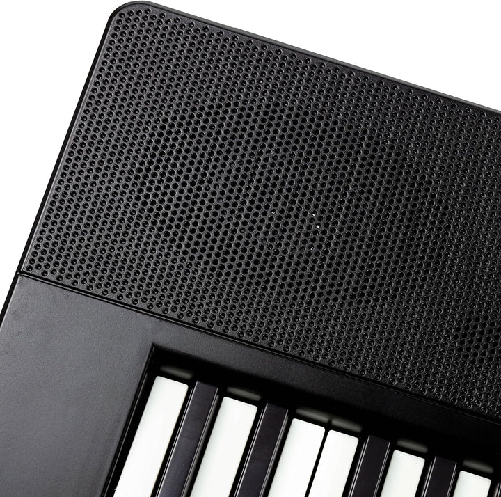 RockJam RJ461AX 61-Tasten-Alexa-tragbare digitale Klaviertastatur mit Notenständer, Netzteil, Simply