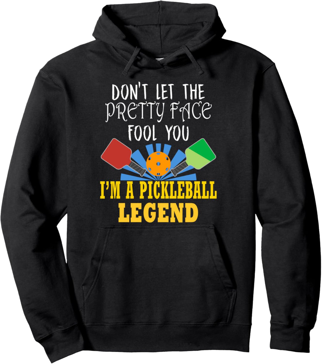 Witziges Geschenk Pickleball Spieler Ballsport Pullover Hoodie