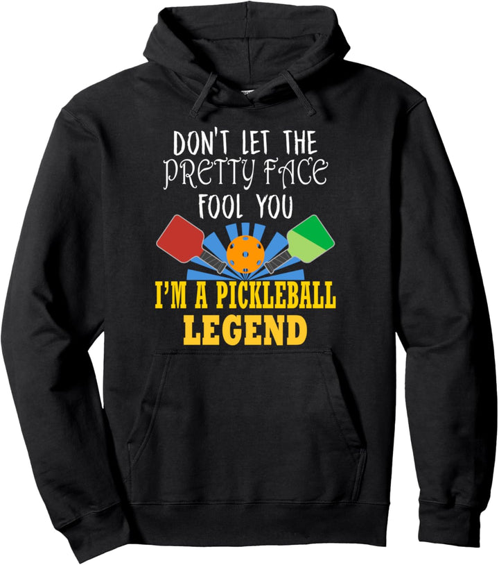 Witziges Geschenk Pickleball Spieler Ballsport Pullover Hoodie