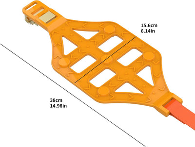 Universal Schneeketten Einstellbare Traktionsketten für Reifenbreiten von 165–275 mm (6,5–10,83 Zoll
