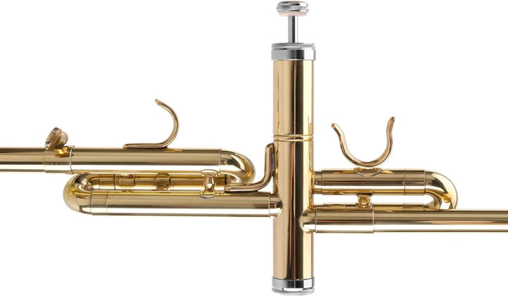 Classic Cantabile AT-1871 Aida-Trompete (Fanfare Instrument, mit Mundstück und Koffer) gold