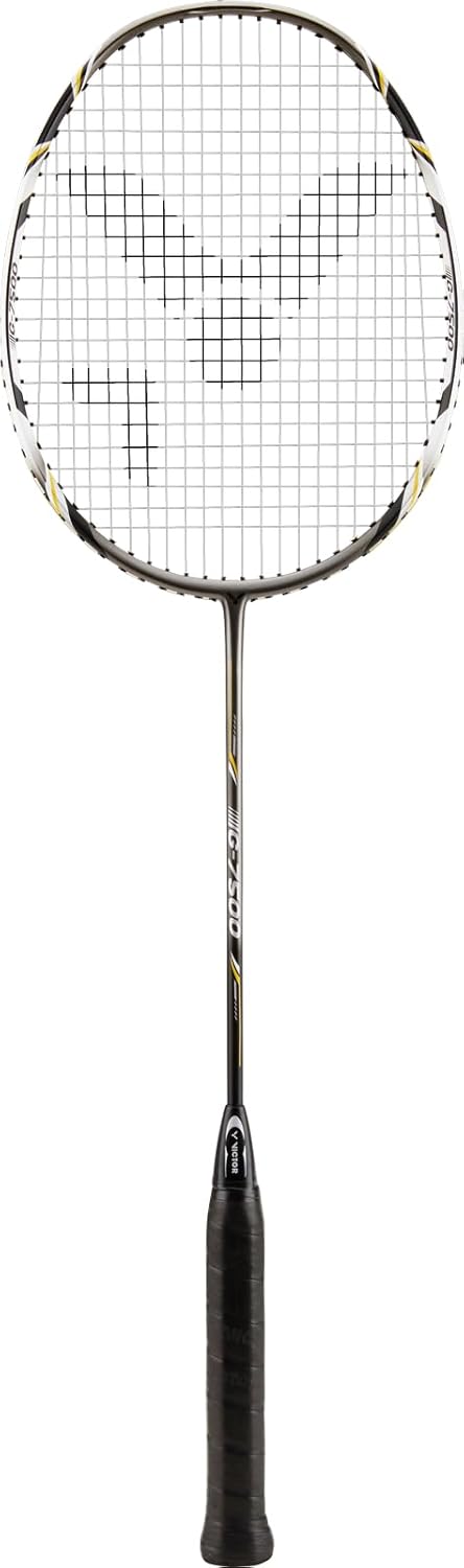 VICTOR Badmintonschläger G-7500, Schwarz/Silber, 67.4 cm, 113/0/0