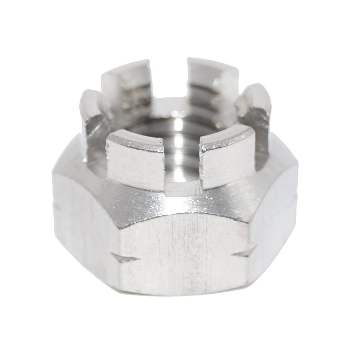 Kronenmuttern M12 10 Stück Sechskantmuttern DIN 935 A2 Edelstahl Muttern V2A Sechskant-Mutter M12 Kr
