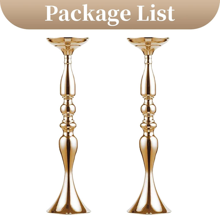 Sziqiqi 2Pcs 50 cm Höhe Metall Kerzenhalter Kerze ständer Hochzeit Mittelpunkt Event Road führen Flo
