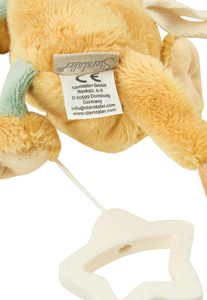 Sterntaler Spieluhr S Löwe Leo – kleine Spieluhr aus weichem Stoff – entnehmbares Spielwerk – Melodi