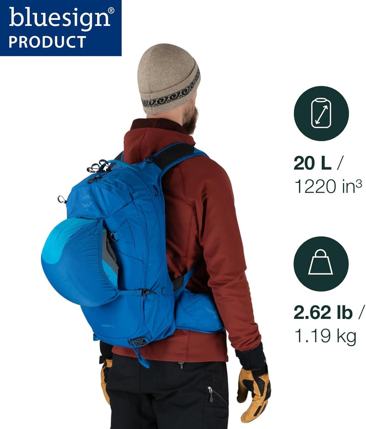Osprey Herren Kamber 20 Rucksack Skirucksack Skitourenrucksack Alpinblau, Alpinblau