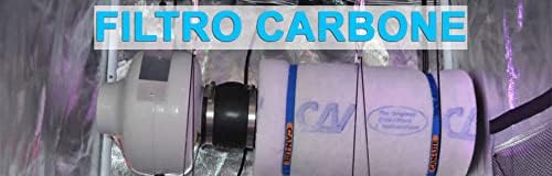 Air Extraction Kit - Fan + Carbon Filter - Ã˜ 10CM -187 m3/h