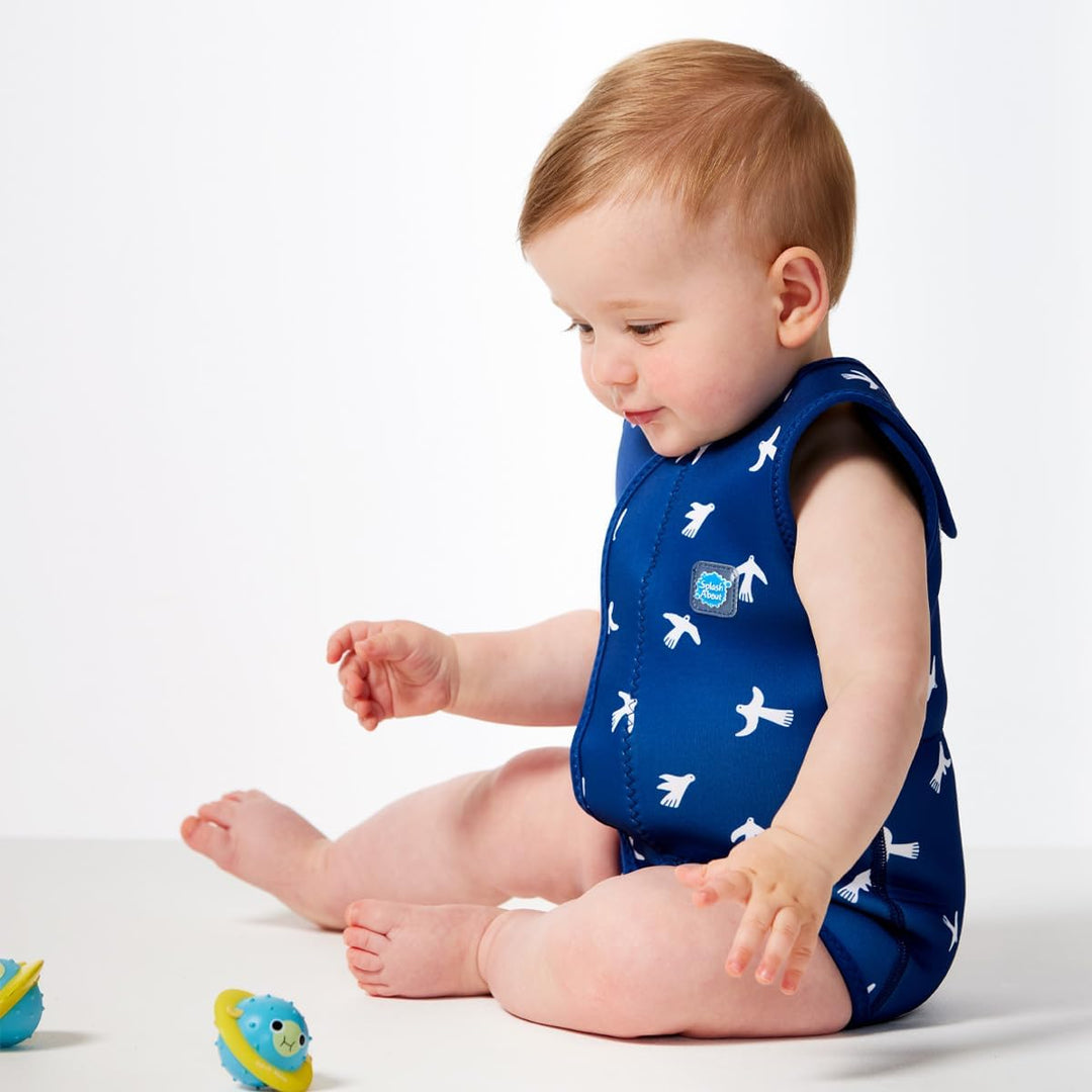 Splash About Baby Wrap Neoprenanzug 0-6 monate White Birds, 0-6 monate White Birds