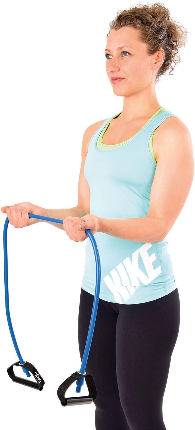 Dittmann 10er Paket Body Tube blau Expander Gymnastikband Trainingsband Fitness