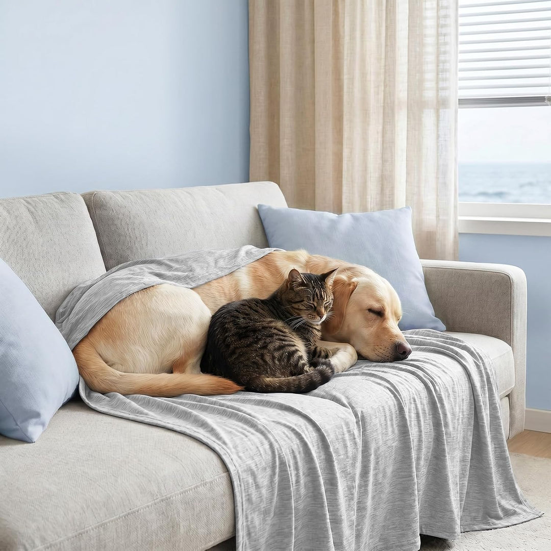 WOLTU Sommerdecke Selbstkühlende Decke Mikrofaser Arc-Chill, Kühldecke mit Q-Max>0.45, Kühl und Haut