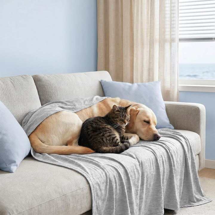 WOLTU Sommerdecke Selbstkühlende Decke Mikrofaser Arc-Chill, Kühldecke mit Q-Max>0.45, Kühl und Haut
