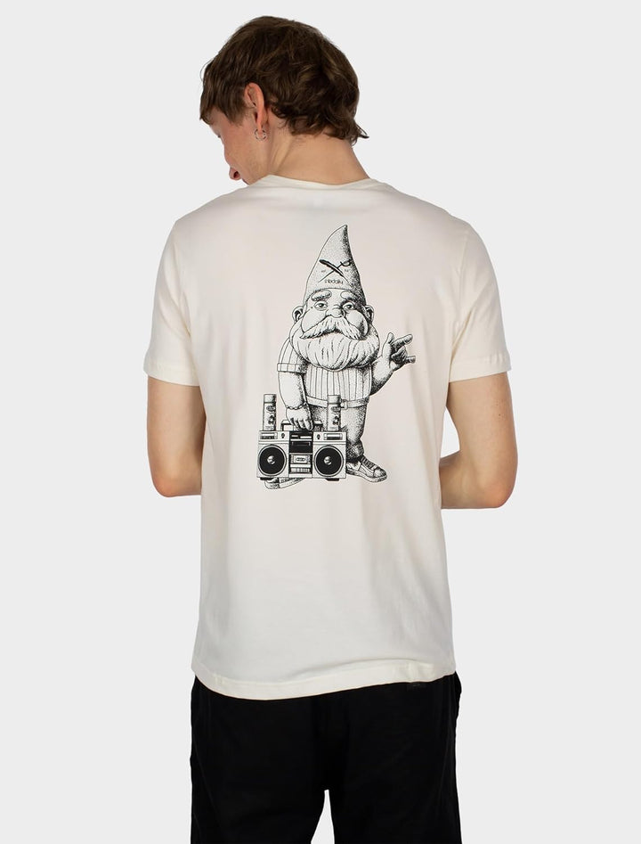 IRIEDAILY T-Shirt Garden GNOME, Bio-Baumwolle S Offwhite, S Offwhite