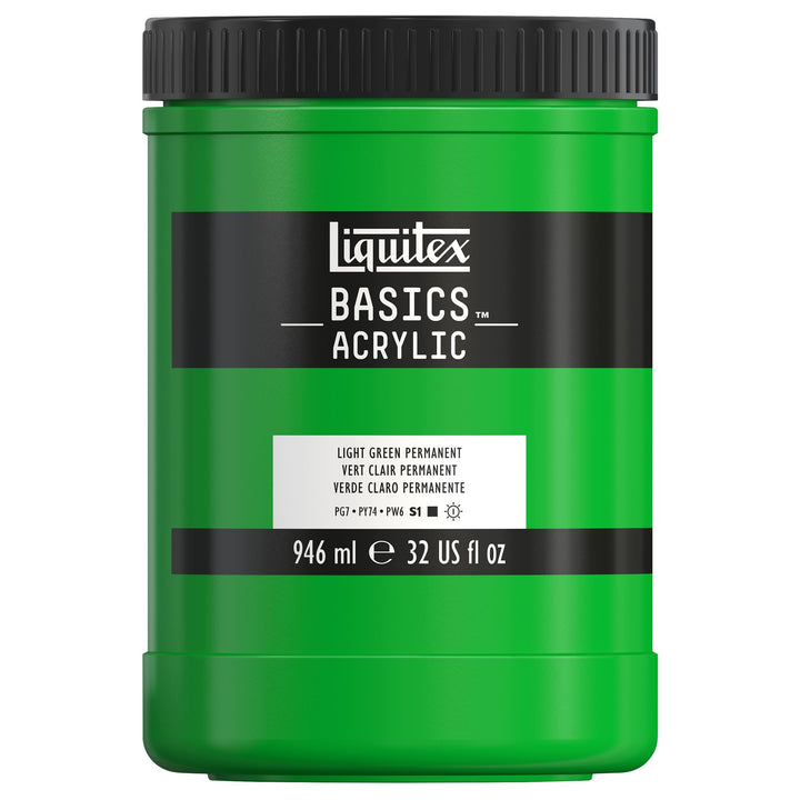 Liquitex 8870359 Basics - Acrylfarbe, monopigmentierte Künstlerpigmente, lichtecht, mittlere Viskosi