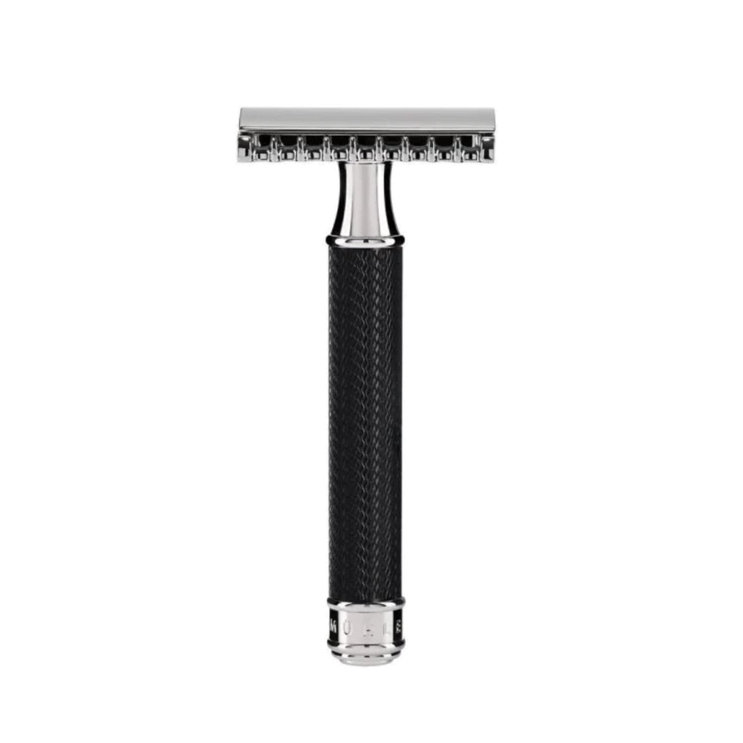 MÜHLE TRADITIONAL R41 Doppelschneidiger Sicherheitsrasierer (offener Kamm) für Herren – perfekt für