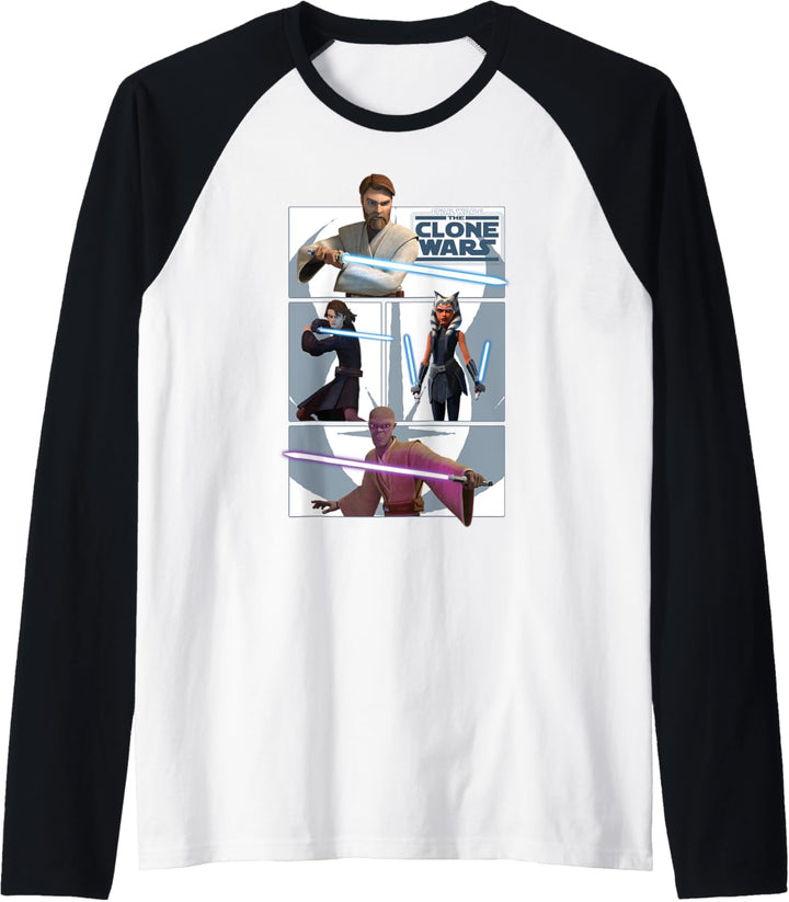 Star Wars: The Clone Wars Jedi Panels Raglan
