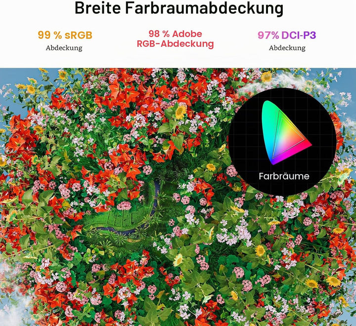 HUION Kamvas Pro 27 4K UHD Gafiktablett mit Display, PenTech 4.0 Batteriefreier Stylus mit 2nd Gen A
