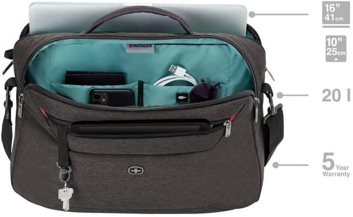 WENGER Laptop-Rucksack mit Tablet-Fach, Notebook bis 16 Zoll, Tablet bis 10 Zoll, Organizer, Damen H