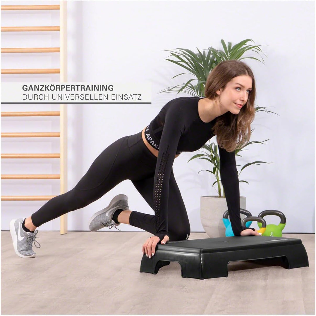 Stepp Brett Stepper Aerobic Studio Fitness Step Board Einteilig